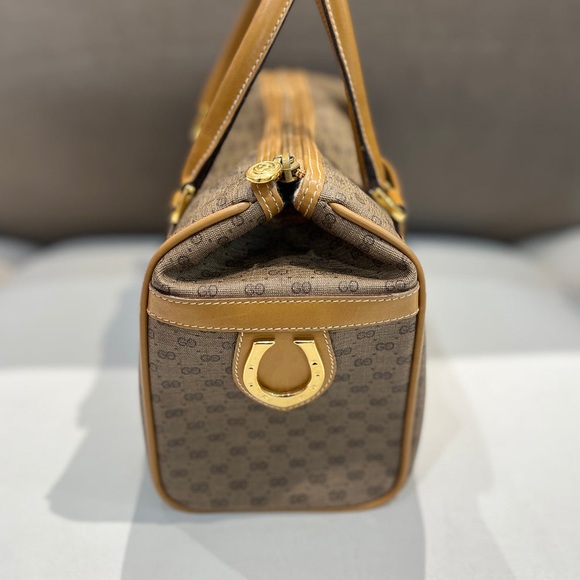 Gucci Vintage Micro Gg Monogram Boston Bag - Picture 6 of 8